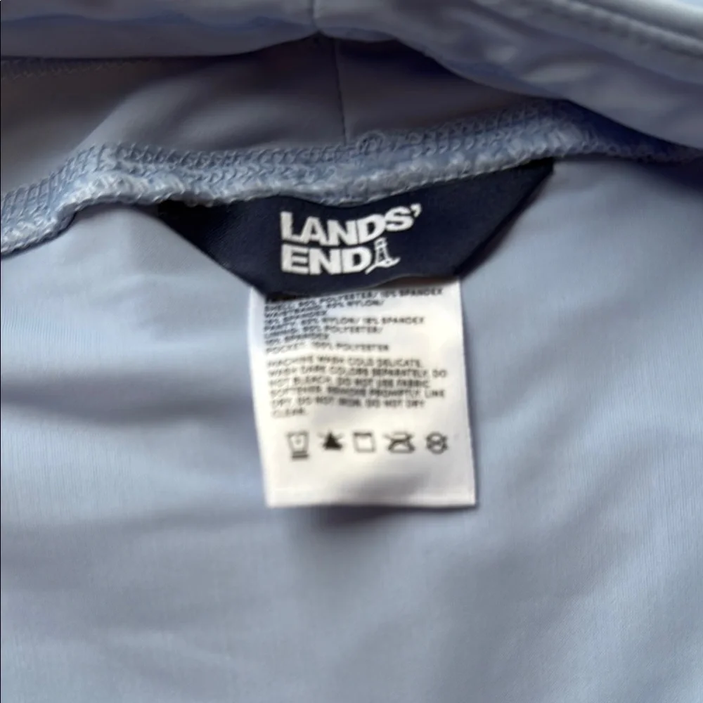 NEW LANDS’ END Soft Cloud Blue Women's Swim Shorts - Picture 5 of 9